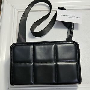 NWOT Amanda Uprichard Black Belt Bag